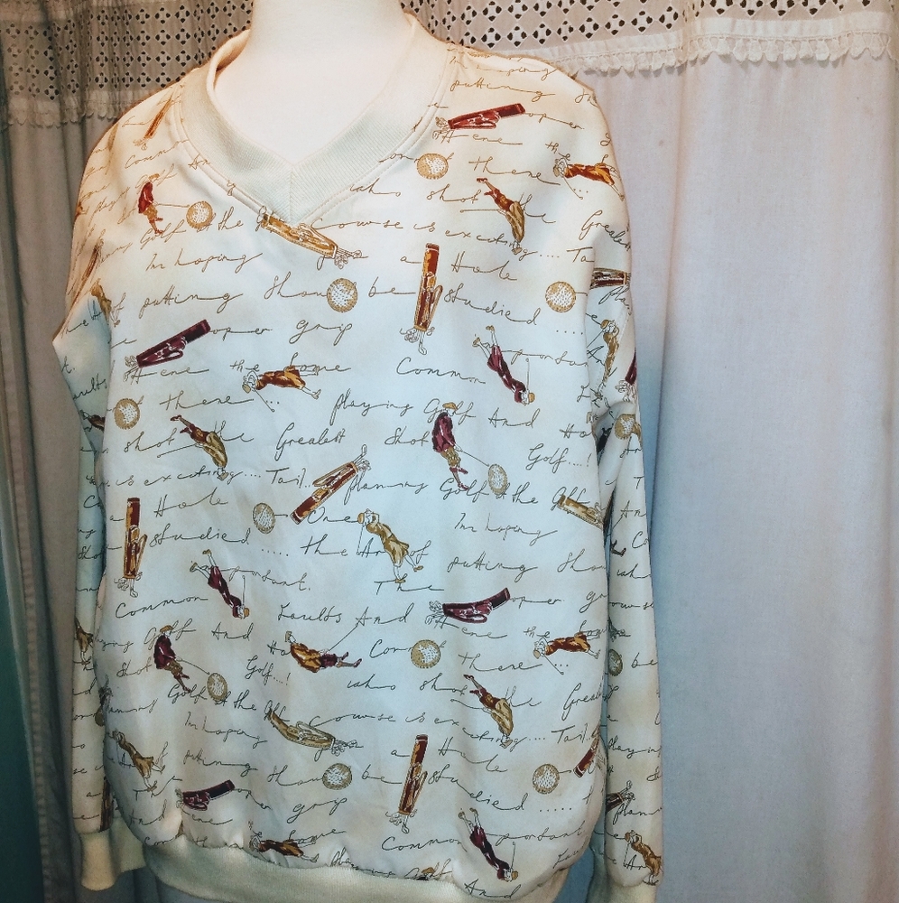 Vintage Tail Pullover Top Womens Golfer All Over Pullon athletic Athleis…